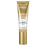 Max Factor Miracle Second Skin Natural Finish Foundation, con leche de coco hidratante y SPF...