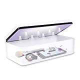 Esterilizador UV profesional, esterilizador UV 59S Caja LED con 8 cuentas de lámpara...