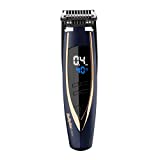 BaByliss I-Stubble Barba Trimmer, Cord/Inalámbrico, Cabezal Flexible, Hombres, Negro