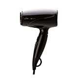 Gama Italy Professional Phon Eolic Travel, Secador de pelo de viaje, 1600W, negro