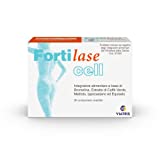 Suplemento Anticelulítico Fortilase Cell, Base de Bromelina, Extracto de Café Verde, Trébol de Olor,...