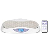 Hubble Connected Grow Smart Bluetooth Baby Scale con pantalla LCD, seguimiento de peso,...