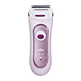 Braun Silk-Épil 5360 Maquinilla de afeitar para mujer con cable y 3 accesorios, rosa