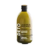 Deto Andrea Milano, Vinagre de Manzana Ecológico con Limón y Matcha, Sin Filtrar y Sin Pasteurizar, de...