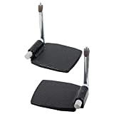 Milageto Heavy Duty Reposapiés para Silla de Ruedas Desmontable Alta Calidad Anti-Rasguño para...