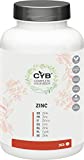 CYB Zinc - 25 mg de zinc puro de alta dosis - Vegano - 1 x 365 tabletas