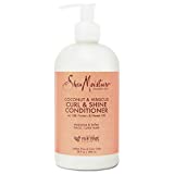 Acondicionador Shea Moisture Curl & Shine para cabello rizado, aroma a coco e hibisco, 384 ml