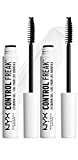 NYX Professional Makeup Control Freak Eyebrow Gel, máscara con gel fijador transparente,...