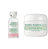 Mario Badescu - Tratamiento para espinillas, set de 2, loción secante 29 ml y mascarilla...