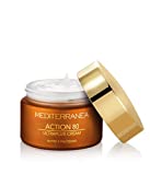 Mediterranea - Crema Action 80 Ultraplus - Crema facial antiarrugas de día y noche para pieles maduras -...