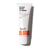 Face D - CC Cream, Crema Correctora de Color con Ácido Hialurónico y SPF 20, Ligera, 40 ml