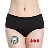 Pantalones menstruales absorbentes para períodos abundantes |  12 Años / 4XL |  lavable |  Algodón |  Ecológico |...