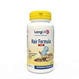 Fórmula para el cabello LongLife Plus |  Complemento capilar con MSM, biotina, aminoácidos azufrados,...