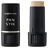 Max Factor - Base de Maquillaje Compacta Pan Stik - Barra Multiusos 3 en 1: Base de Maquillaje, Corrector y Contorno...