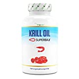 Aceite de Krill - 120 Cápsulas - Premium: Aceite de Krill Antártico Superba - Rico en EPA + DHA + Astaxantina +...