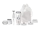 Braun Silk-Épil 7 7-561 Depiladora eléctrica inalámbrica Wet&Dry con 6 accesorios, blanca