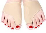 Haofy Hallux Valgus Corrector, separador de dedos para uso diurno y nocturno, soporte para juanetes...