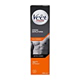 Veet Men, Crema depilatoria para hombre, Piel normal, 200 ml, El envase puede variar