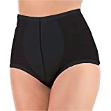 Lepel 1 Pieza Calzoncillo Vaina Jade Que Contiene Modelado y Adelgazamiento con Cintura Alta, Negro 2B