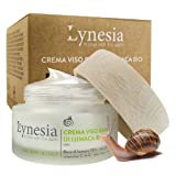 Lynesia Face Cream Pura Baba de Caracol 70% y Ácido Hialurónico Orgánico, Certificado Orgánico - Antiarrugas...