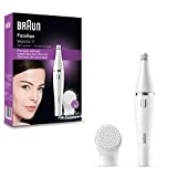 Braun Face Spa Epilator Mujer Depiladora Facial, Accesorios Incluidos, Con Cepillo Limpiador Facial, 100%...