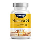 Vitamina D3 2000 UI por tableta (50 mcg), 400 tabletas (suministro para 1 año o más), dosis alta de vitamina D,...