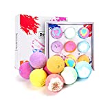 Auyeetek Bombas de baño para regalo de mujeres, 9 piezas orgánicas naturales Fizzies Spa…