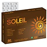 Suplemento de bronceado Soleil |  80 comprimidos con Betacaroteno, Cobre, Selenio, Licopeno, Vitaminas...