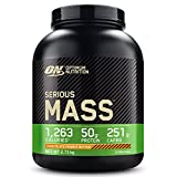 Optimum Nutrition Serious Mass Gainer, polvo de proteína de suero para aumentar la masa muscular con...