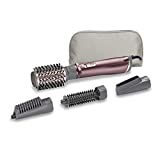 BaByliss As960E 1000W Cepillo giratorio Anti-Frizz Función iónica, 4 Accesorios para secado...