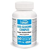 Supersmart - Complejo SOD-Gliadinas 250 mg - Extracto de Melón - Suplemento Antioxidante y...