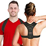 Gymone Banda Postural Ajustable para Hombro y Espalda Adecuada para Hombres, Mujeres y Niños, Corrector...