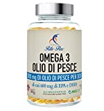 rito flexible |  Aceite de Pescado Omega 3 2000mg |  Complemento Alimenticio de 600mg EPA y DHA (365 Cápsulas...