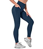 DUROFIT Leggings Deportivos de Mujer Cintura Alta con Bolsillos Laterales Pantalones de Yoga Anticelulíticos Pantalones...