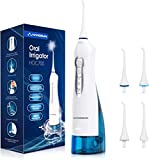 Irrigador Dental Portátil Hangsun Capacidad 300ml Irrigador Oral Profesional 3 Modos 4...