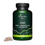 ZMA Vegavero® |  Suplemento Zinc + Magnesio + Vitamina B6 |  Aspartato de Zinc + Citrato: Mejor...