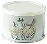 CERA DEPILATORIA LIPOSOLUBLE HOLIDAY - CREMA DE ARROZ ML. 400 ÓXIDO DE ZINC