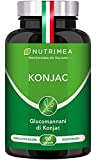 konjac | 640mg 95% Glucomanano | Desintoxicación | Bloquear el hambre | Fibras de Tránsito Intestinal | Rizomas | 90...