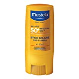 Mustela Le4827 Sun Stick Protección Muy Alta Spf50+ Rostro/Labios Infantil, Multicolor, 10...