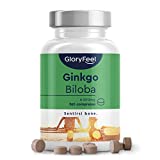 Gingko Biloba 6000mg Extracto 50:1, 365 Comprimidos, Ginko Biloba con 24% Flavonoglucósidos + 6%...