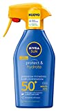 Nivea SUN Maxi Spray Solare Protect & Hydrate FP50+ in flacone spray da 300 ml, Crema solare che...