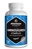 Complejo de Aminoácidos de Alta Dosis y Vegano, 120 Comprimidos con 8 Aminoácidos Esenciales (entre...