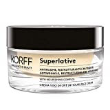 Korff Superlative Crema Facial Antiarrugas, Reestructurante y Nutritiva, Fórmula Anti-Edad, Piel Relajada...