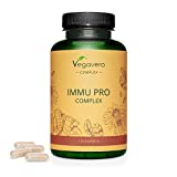 DEFENSAS INMUNE Vegavero® |  120 cápsulas |  con Equinácea, Vitamina C, Zinc, Vitamina D3 y...