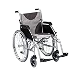 Drive Medical LAWC007A Silla de ruedas autopropulsada de aluminio ultraligera de 17 pulgadas