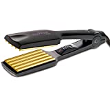 Gama Italy Professional Fable Frisé, Plancha de pelo, Placas de cerámica para un estilo frisé