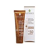 NATURE'S I Solari Cream Gel protector solar antiarrugas SPF50, Crema facial con luz y...