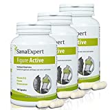 PACK3 SanaExpert Figur Aktiv | SUPRESOR DEL HAMBRE | con extracto de raíz de Konjac y vitamina...