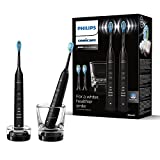 Philips Sonicare DiamondClean Serie 9000 - Pack doble de cepillos de dientes eléctricos sónicos,...