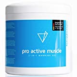 Pro Active Muscle - 500 ml Pomada Antiinflamatoria Fuerte, Gel Calentamiento Efecto Alivio del Dolor con...